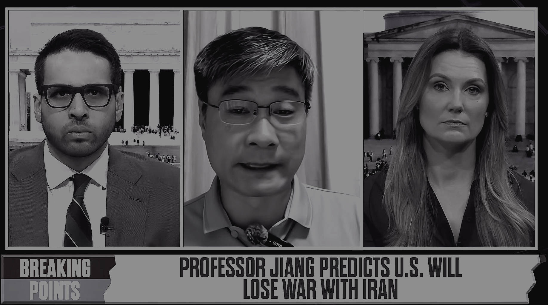 Jiang on the Breaking Points program.